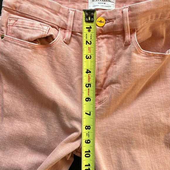 Frame Denim Le Crop Mini Boot in Peony cropped stretchy bootcut jeans - Picture 7 of 10